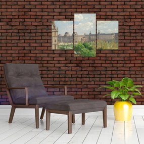 Tablou - Camille Pissarro, Place du Carrousel, Paris, reproducere (90x60 cm)