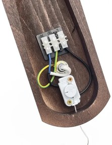 Aplică Brilagi COTTAGE 1xE14/40W/230V fag/maro