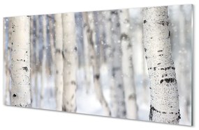 Tablouri acrilice Copaci de zăpadă de iarnă