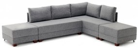 Coltar Extensibil Fly Corner Sofa Bed Right, Gri