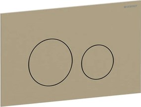 Clapeta actionare dubla rezervor wc ,alama periat, Geberit Sigma40 Alama periata