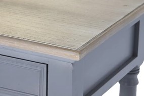 Consola, gri, din lemn de paulownia, Auria