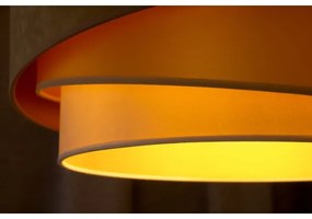 Lustră aplicată Duolla KOBO 1xE27/15W/230V d. 45 cm bej/auriu/crem