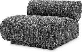 Fotoliu elegant design LUX Urbano, Boucle sonata black