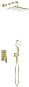 KFA Armatura MALAGA 4529-501-31 - Set de duș cu baterie încastrată, auriu periat