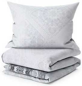 Lenjerie de pat din bumbac Renforce KALI alb Dimensiune lenjerie de pat: 70 x 90 cm | 140 x 200 cm