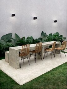 Aplica LED iluminat exterior ambiental IP54 BETA II negru