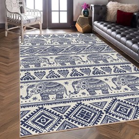 Covor albastru lavabil 120x180 cm Elephant – Mila Home