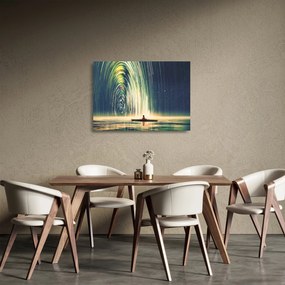 Tablou pe sticlă - Centrul Universului (70x50 cm)