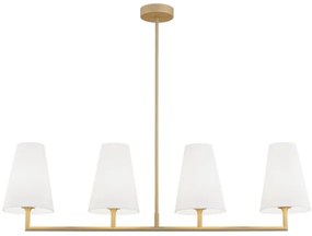 Lustră pe tijă SAFIANO 4xE27/15W/230V auriu Argon 1828