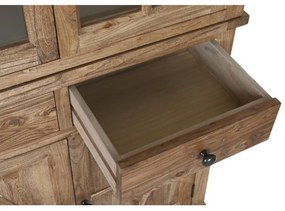 Vitrina vintage, din lemn reciclat, natur, Elmwood