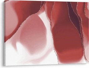 Tablou - Floare abstractă roșie N⁰3 (70x50 cm)
