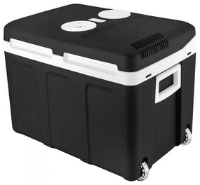 Lada frigorifica electrica First Austria FA-5170-2-BA, 58W, 40 L, Clasa F, 240/12V, Organizare interna, Negru/Alb