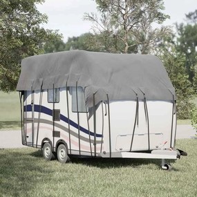 vidaXL Husa de rulota gri 500x300 cm Tesatura netesuta