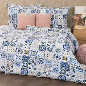 Lenjerie de pat bumbac crepon 4Home Azul, 140 x 200 cm, 70 x 90 cm, 140 x 200 cm, 70 x 90 cm