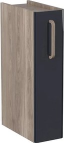 Dulap tip coloana suspendat negru Krofam Comfy 80 cm