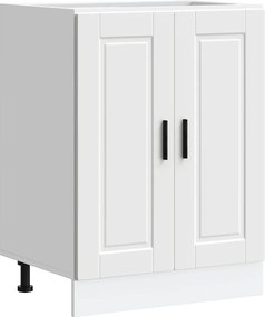 vidaXL Dulap de bază de bucătărie „Porto” din lemn prelucrat alb