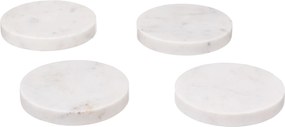Set 4 coastere MARBLE, 10 cm