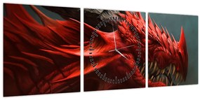 Tablou - Zmeu (cu ceas) (90x30 cm)