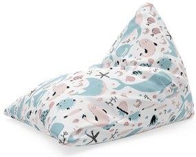 Sac de șezut Triangl lume marină desenată, colorat