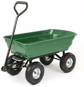 ShopJK CĂRUCIOR DE GRĂDINĂ BASCULABIL 350KG 75L - WO01