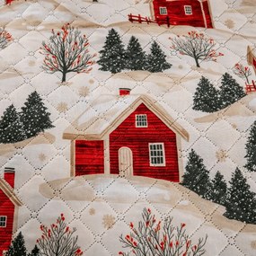 Cuvertura de pat FARM HOUSE, crem Dimensiune: 220 x 240 cm