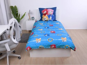 Lenjerie de pat din bumbac Herding Sonic, 135 x 200 cm, 80 x 80 cm