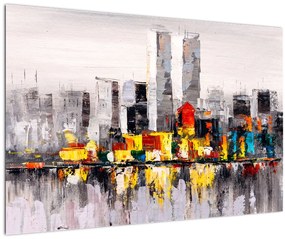 Tablou -Pictura orașului (90x60 cm)