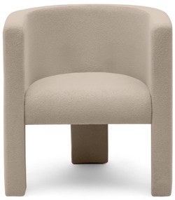 Fotoliu design bej MILU
