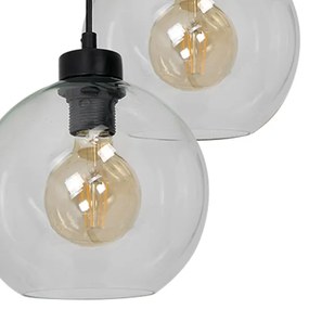 Lustră pe cablu SOFIA 3xE27/60W/230V transparent