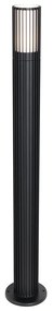 Stâlp de iluminat exterior de design negru 80 cm IP44 - Boris