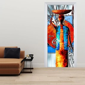 Fototapet pentru ușă - Pictura unei persoane antice (95x205cm)