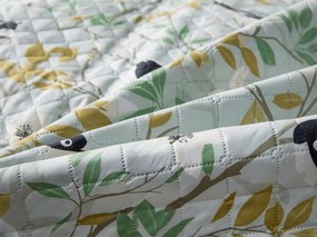Cuvertura de pat FLORIBIRD, verde Dimensiune: 220 x 240 cm