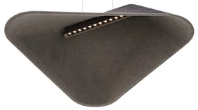 Lustra LED suspendata design modern Carbon negru