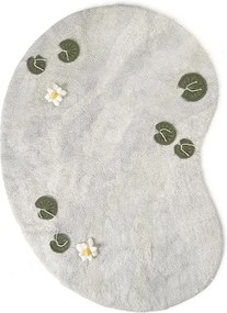 Covor de joacă pentru copii gri deschis din bumbac 130x170 cm Swan Lake – Lorena Canals