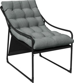 Outsunny Scaun de Gradina cu Perna Groasa, Canapea Mobilier | Aosom Romania