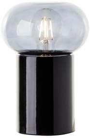 Lampă de masă Brilliant KNUT 1xE27/25W/230V negru/transparent