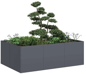 vidaXL Jardinieră Antracit 120x80x40 cm Oțel