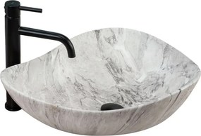 Lavoar pe blat Rea Dora Stone 51,5 cm gri mat