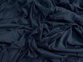 Cearsaf Jersey albastru marin 180 x 200 cm