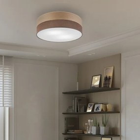 Plafonieră SIRJA WOOD 2xE27/15W/230V d. 45 cm maro/stejar