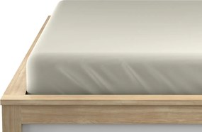 Cearsaf Jersey crem 200 x 200 cm