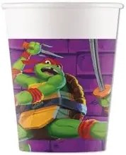 Țestoasele Ninja Purple pahare de hârtie 8 buc 200 ml FSC