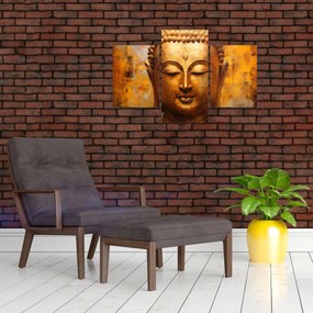 Tablou - Buddha, pictură în ulei (90x60 cm)