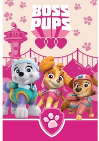 Patrula Cățelușilor Boss Pups pătură polar 100x150cm