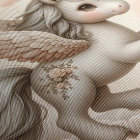 Tablou - Inorog în nori (120x50 cm)