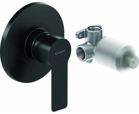Duravit DC4210007046 - Baterie de duș pentru instalare încastrată D-CODE, negru mat