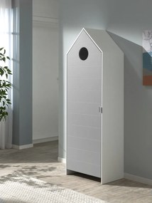 Dulap pentru Copii Căsuță, Gri, (MDF) – CASAMI – Vipack