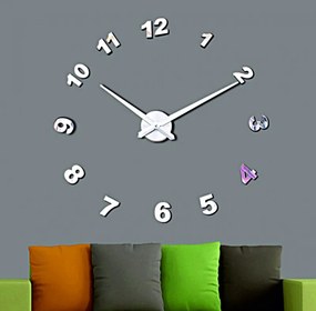 SENTOP | Wall Clock Mirror. Punching oglinda numere de ceas DIY NOSPEN