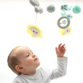 Baby Mix Carusel deasupra pătuțului cu proiectorde lumină, verde